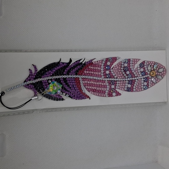 Handmade Rhinestone Bookmark - Picture 2 of 3